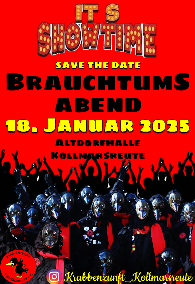 Save The Date Brauchtumsabend 2025